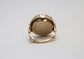 Vintage 14k Yellow Gold Dome Watch Ring, Size 3.75/4.5 - 16.5g