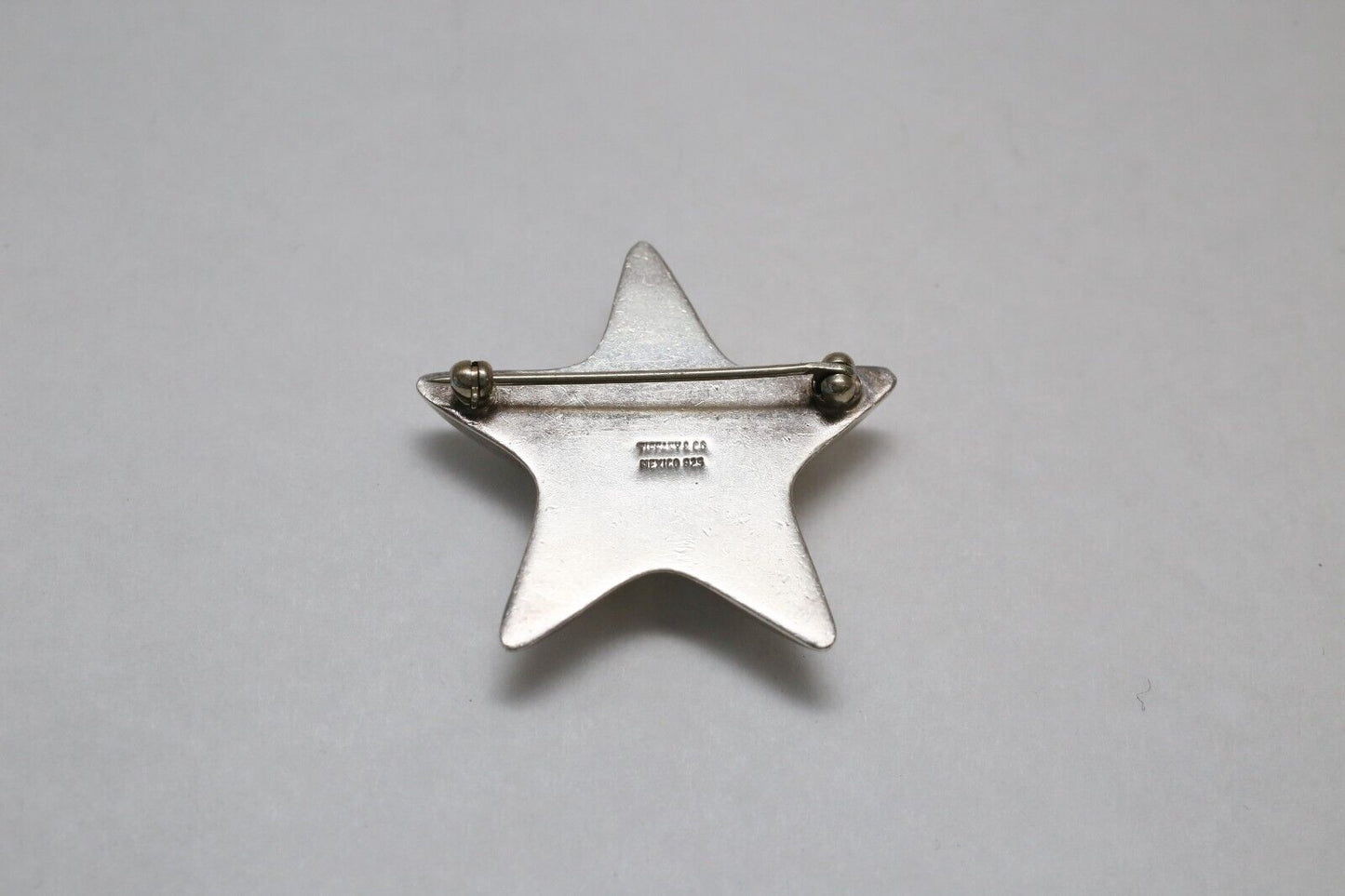 Tiffany & Co Mexico Sterling Silver Large Puffed Star Clip On Earrings & Brooch, 27.5g