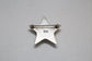 Tiffany & Co Mexico Sterling Silver Large Puffed Star Clip On Earrings & Brooch, 27.5g