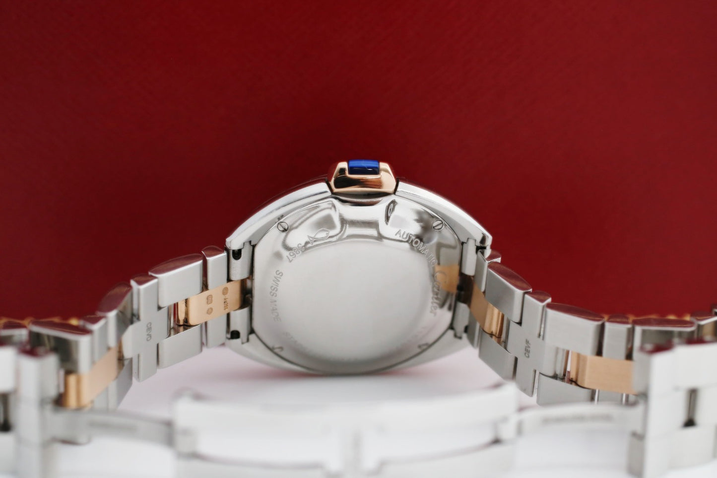 Cartier Cle de Cartier Ref. 3867 Stainless Steel/Rose Gold Automatic 33mm Watch