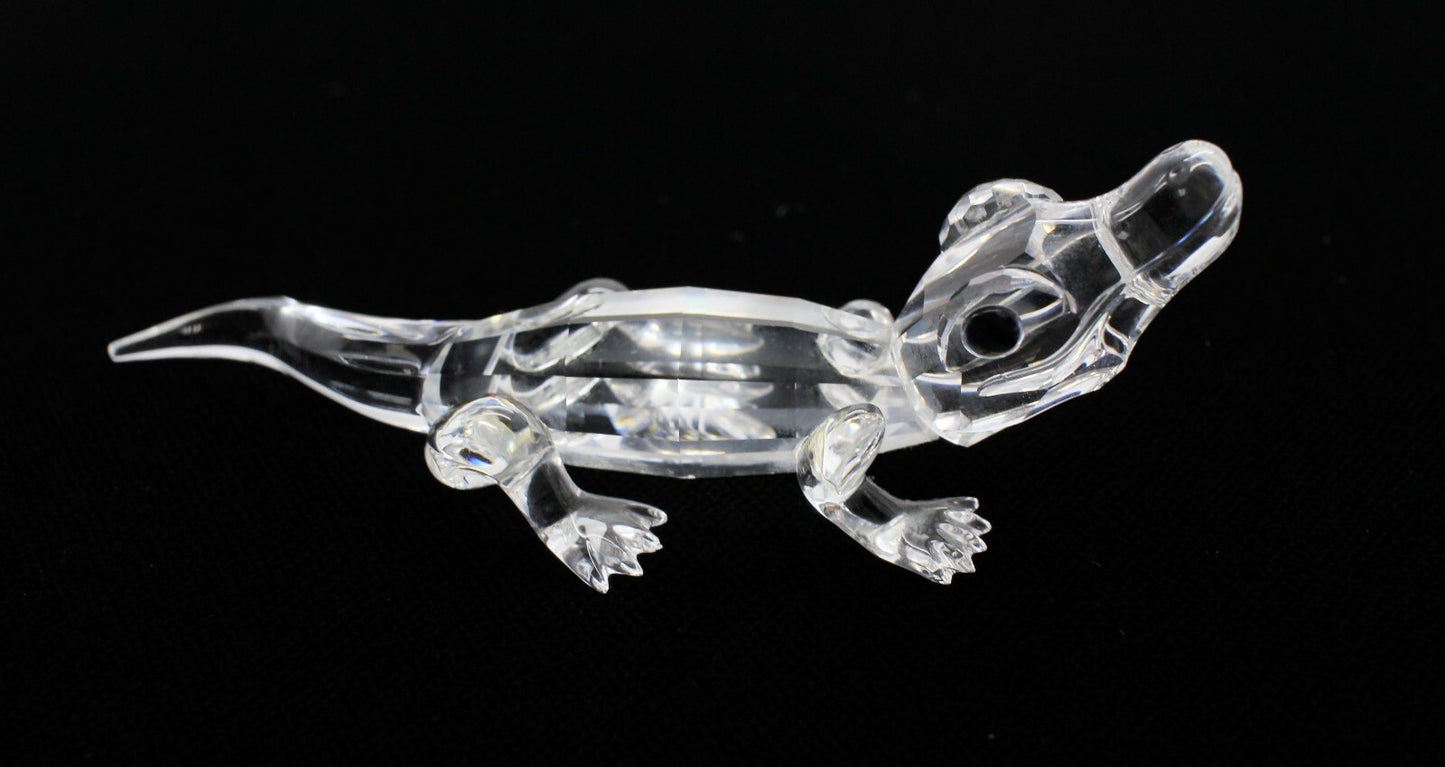 Swarovski 0221629 Retired Crystal Alligator Figurine