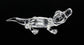 Swarovski 0221629 Retired Crystal Alligator Figurine