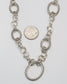 Vintage Michael Dawkins Sterling Silver Toggle Necklace, 18 inches - 61.5g