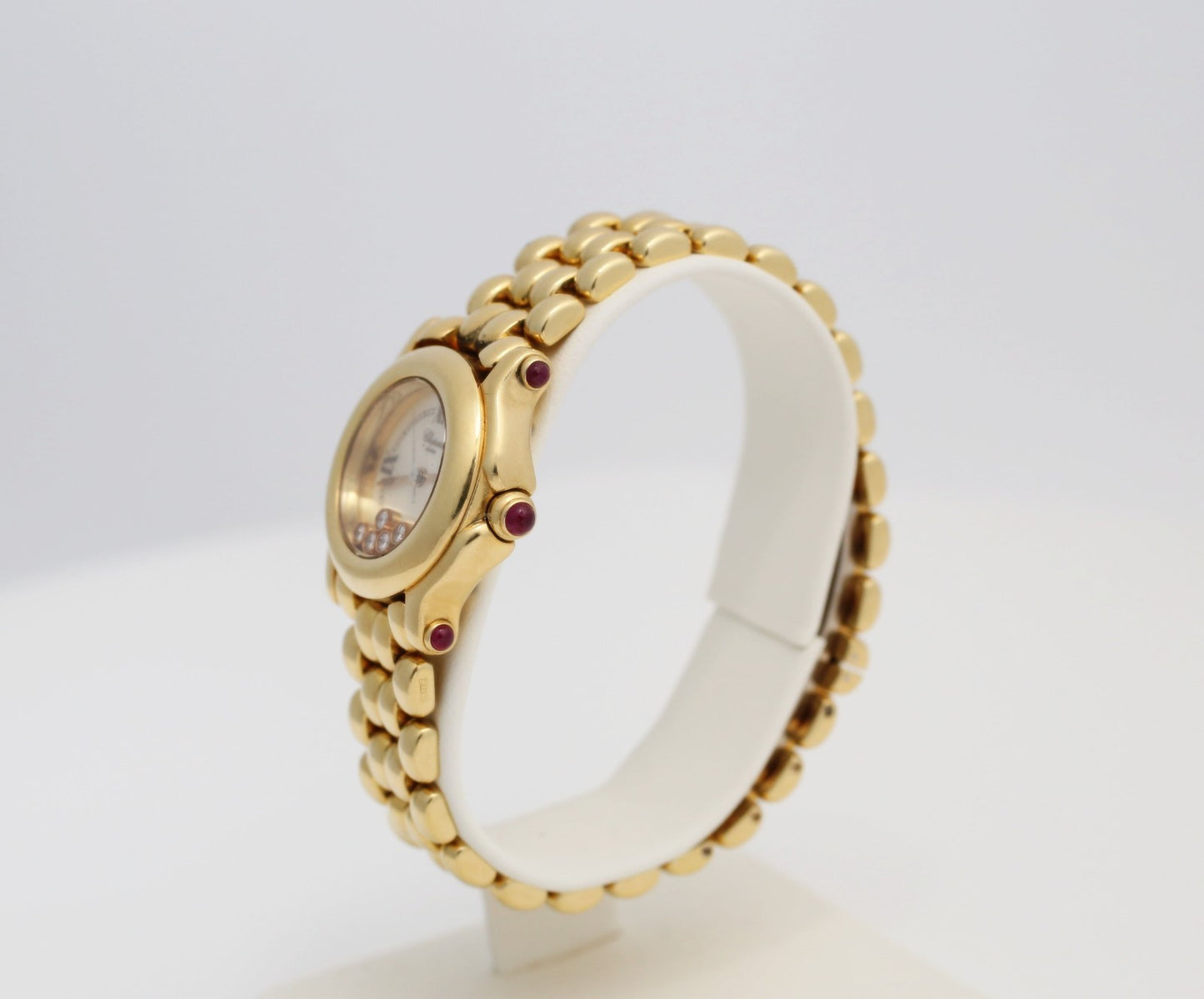 Chopard Happy Sport 18K Yellow Gold Ref 27/6150-22 Ladies Wristwatch - 106.5g