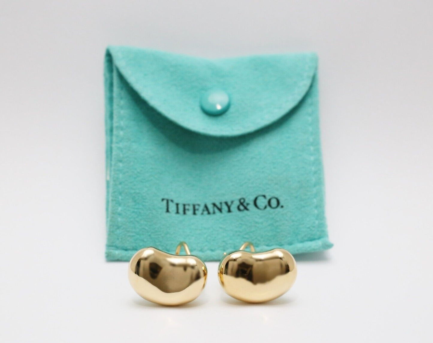 Tiffany & Co by Elsa Peretti 18k Yellow Gold Jumbo Bean earrings, 17.5g