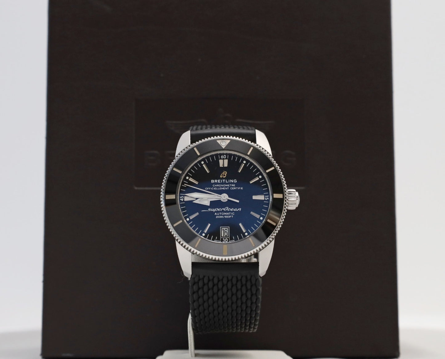 Breitling AB2010121B1S1 Superocean Heritage B2010 Automatic 42mm Black Rubber Watch