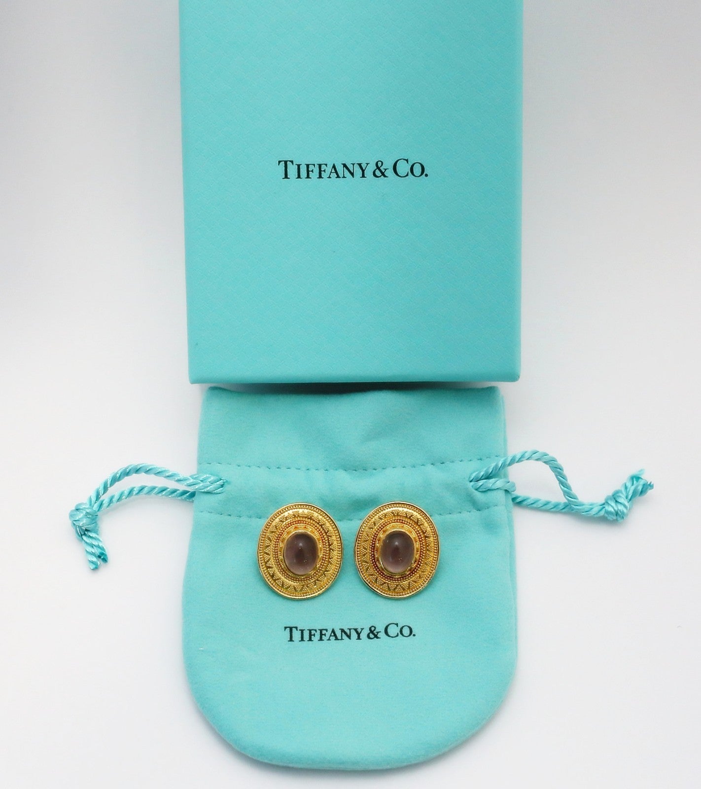 Tiffany & Co. 18k Yellow Gold Clip On Earrings, 17.4g