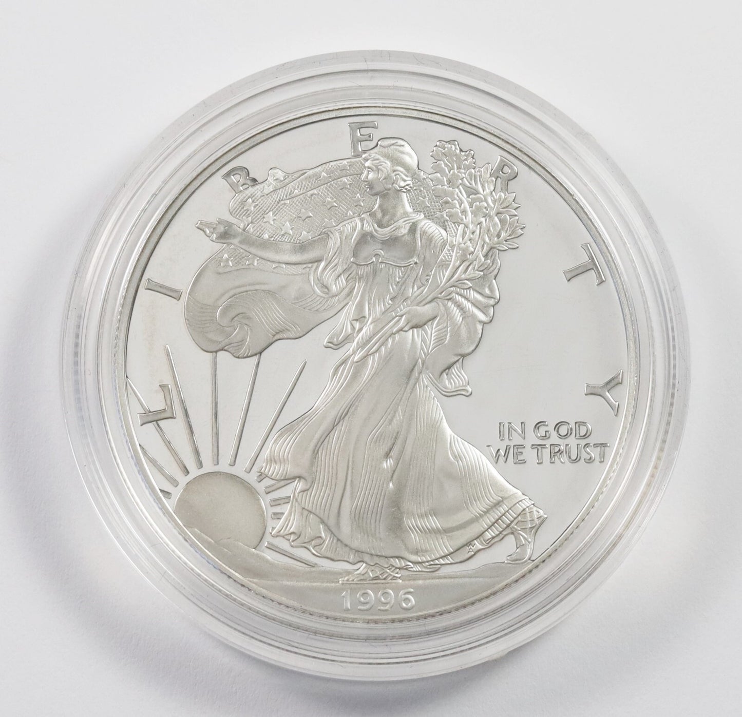 1996 P $1 US Silver Eagle Uncirculated Proof Coin