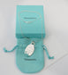 Tiffany & Co Sterling Silver Blue Splash Oval "Please Return to Tiffany" Necklace, 18 inches