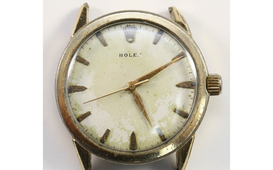 Vintage 1938 Rolex 14k Gold Filled 1530 34mm Watch Case & Movement