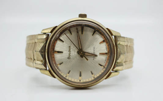 Vintage Bulova Automatic Gold Electroplated 34mm Watch