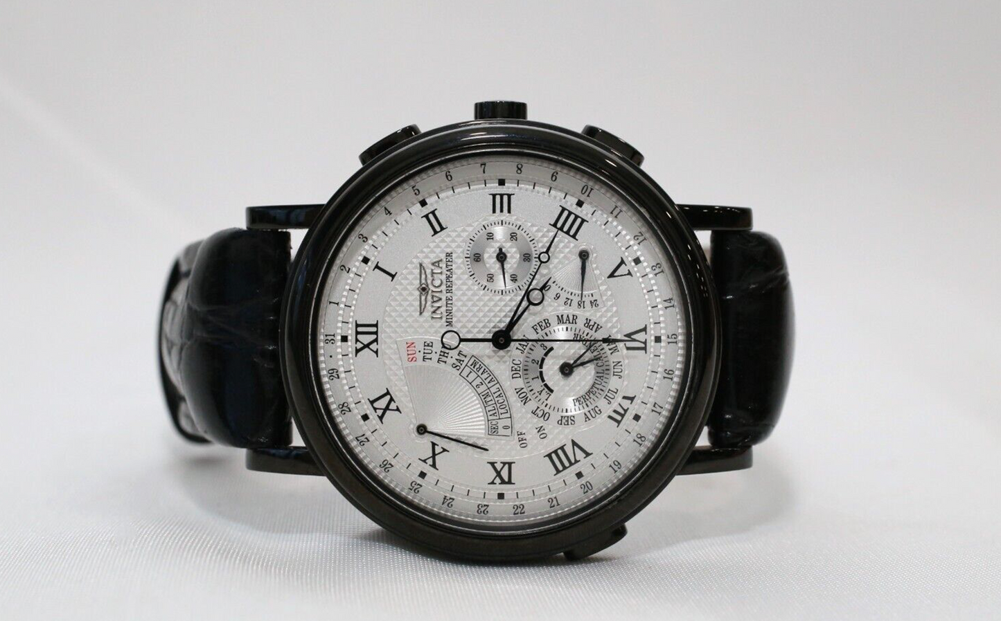 Invicta Minute Repeater Perpetual White Dial Calendar Men's Watch Ref 10915