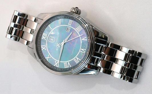 S. Coifman Heritage Swiss Sellita 45mm Automatic Men's Watch w/ Mother of Pearl