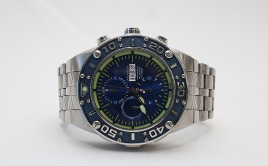 Aragon A161BLU Enforcer Valjoux 7750 Limited Edition 50mm Automatic Watch