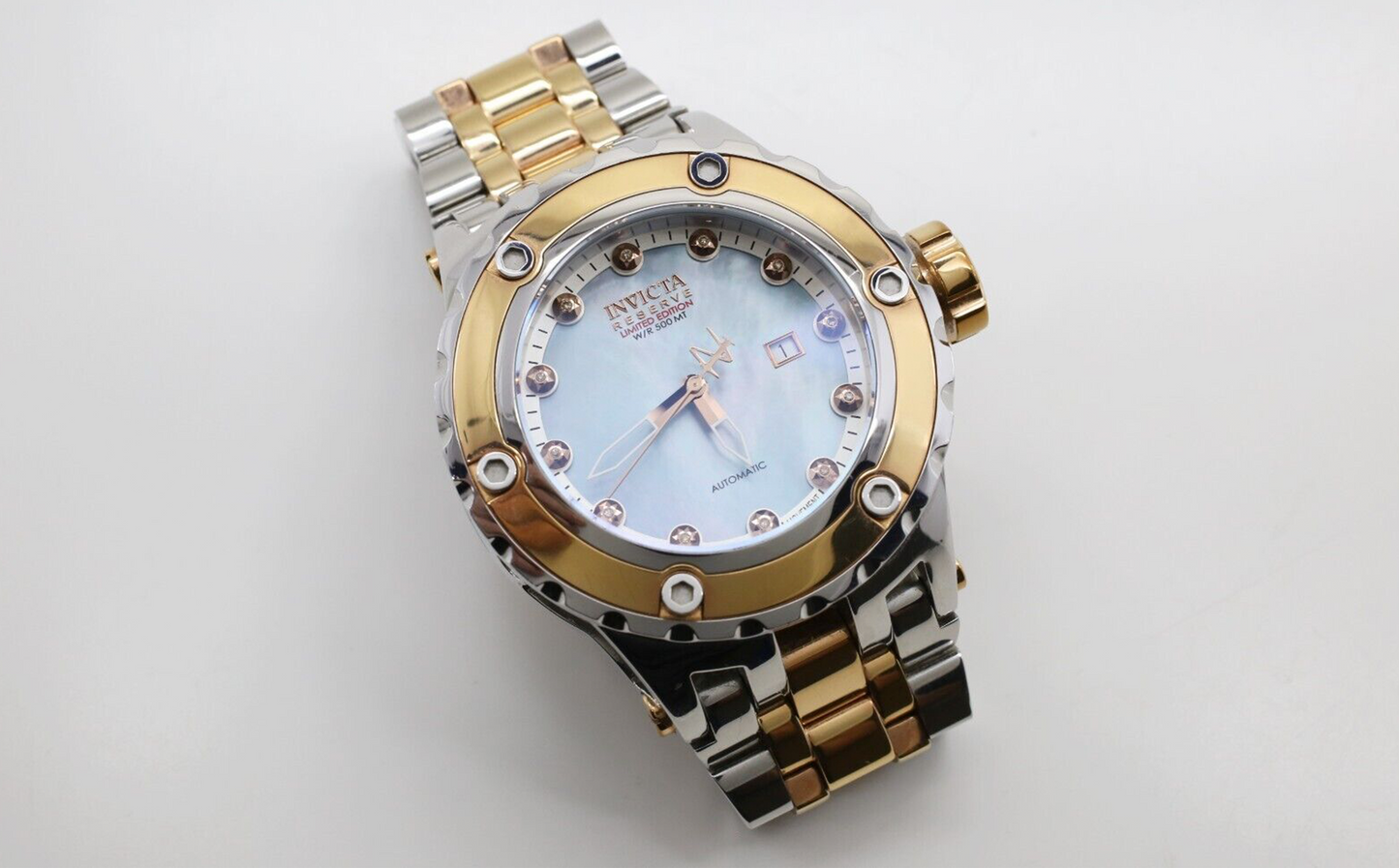 Invicta gold 2025 diamond watch
