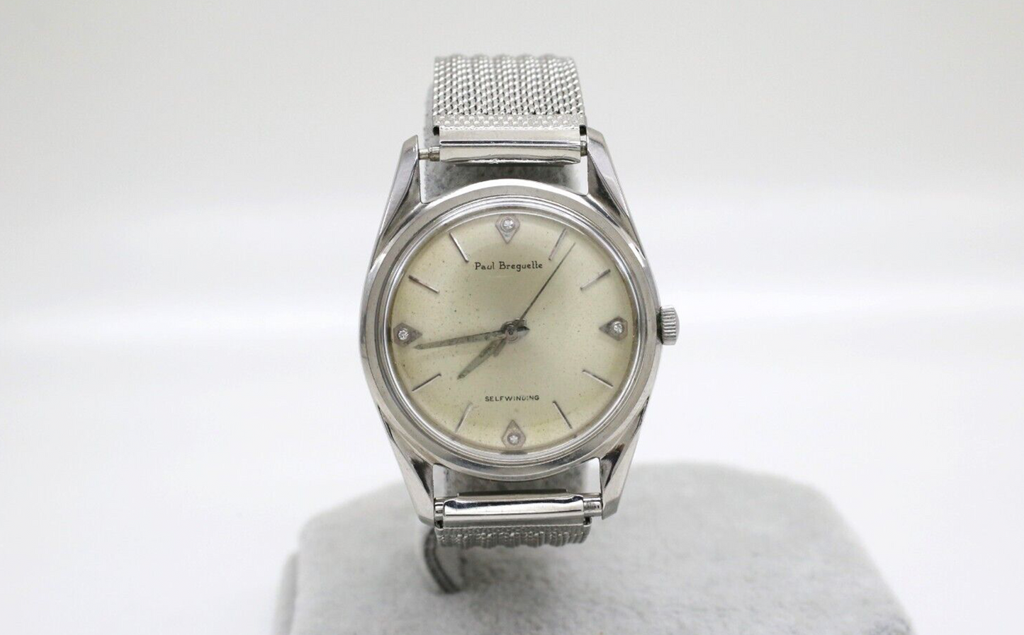 Vintage Paul Breguette 17 Jewels Self-Winding 34mm Watch