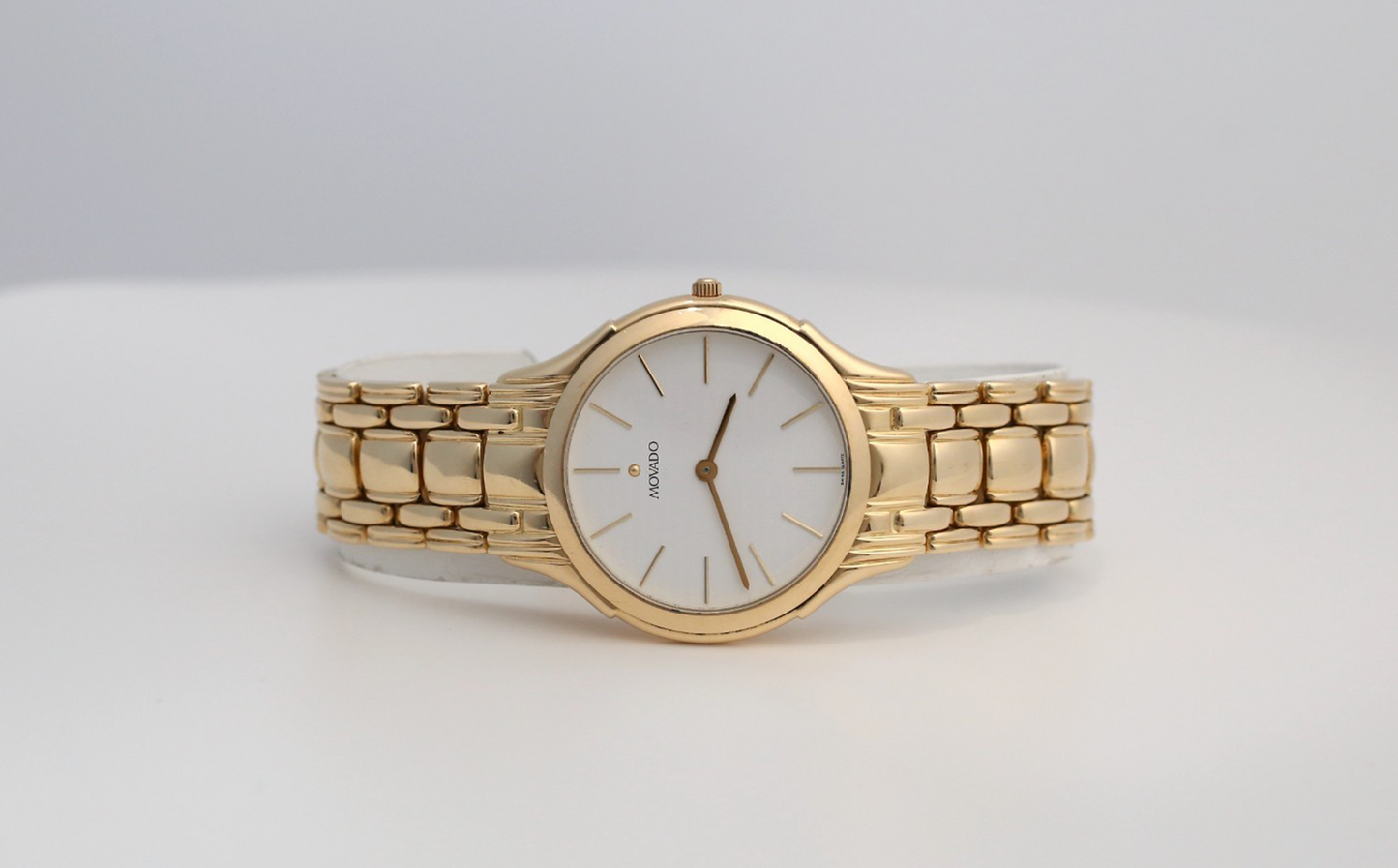 Movado 14k Yellow Gold 74E78882 Men's 34mm Watch