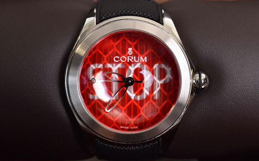 Corum Bubble Stop 082.410.20/0601 ST01 Limited Edition Stainless Steel Automatic 42mm Watch