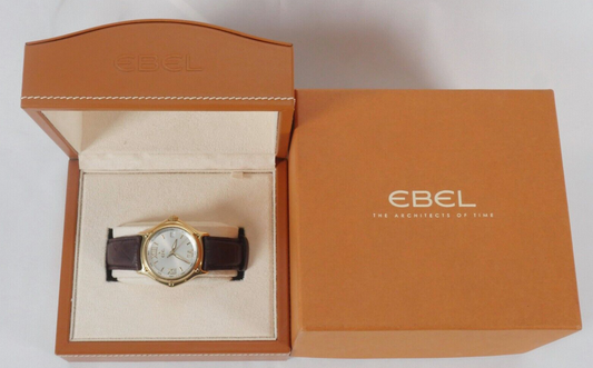 Ebel 1911 Ref 8187241 Solid 18k Yellow Gold Swiss Made Quartz 37mm Watch