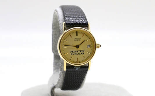 Cristian Geneve 22mm 14k Yellow Gold Ladies Swiss Made Quartz Watch