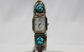 Navajo Sterling Silver Turquoise Quartz Watch