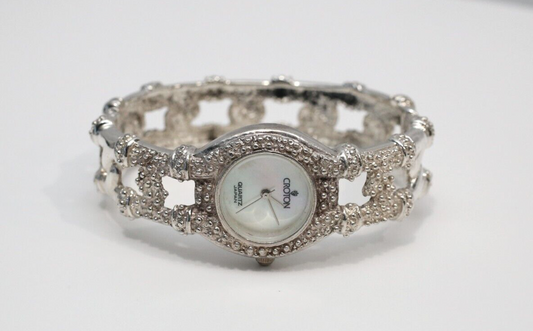 Croton Sterling Silver Mother of Pearl Watch, 56.5g