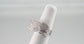 18k White Gold Contemporary Diamond Ring, Size 7 - 14.6g