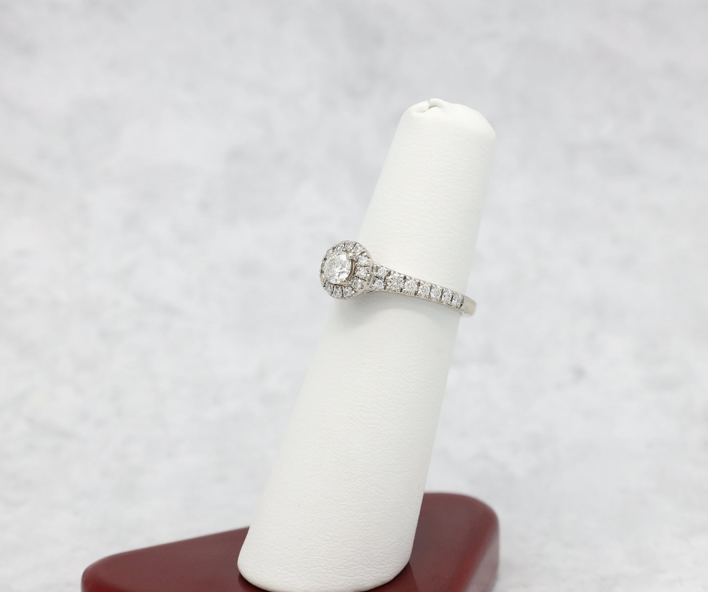 Tolkowsky 14k White Gold Diamond Engagement Ring, Size 6 - 3.5g