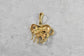 14k Yellow Gold Horse & Foal Charm, 4.4g