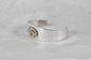 M Rogers Sterling Silver & 14k Gold Bear Cuff Bracelet, 7 inches - 35.6g