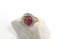 Vintage Erwin Pearl 1960s 18k Yellow Gold Diamond & Ruby Ring, Size 8.25 - 10.1g