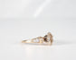 14k Yellow Gold Champagne Marquise Diamond Engagement Ring 1.22cttw, Size 7.5 - 3.2g