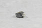 Sterling Silver 950 Adjustable Ring with Synthetic Pearl, Current size 6.5 - 8.7g