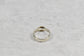 Sterling Silver & 14k Yellow Gold Ring, Size 7.75 - 3.9g