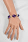 Sterling Silver Cabochon Amethyst 117cttw Bracelet, 7 inches - 40.4g