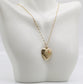 14k Yellow Gold "I Love You" Locket, 24 inches - 4.1g