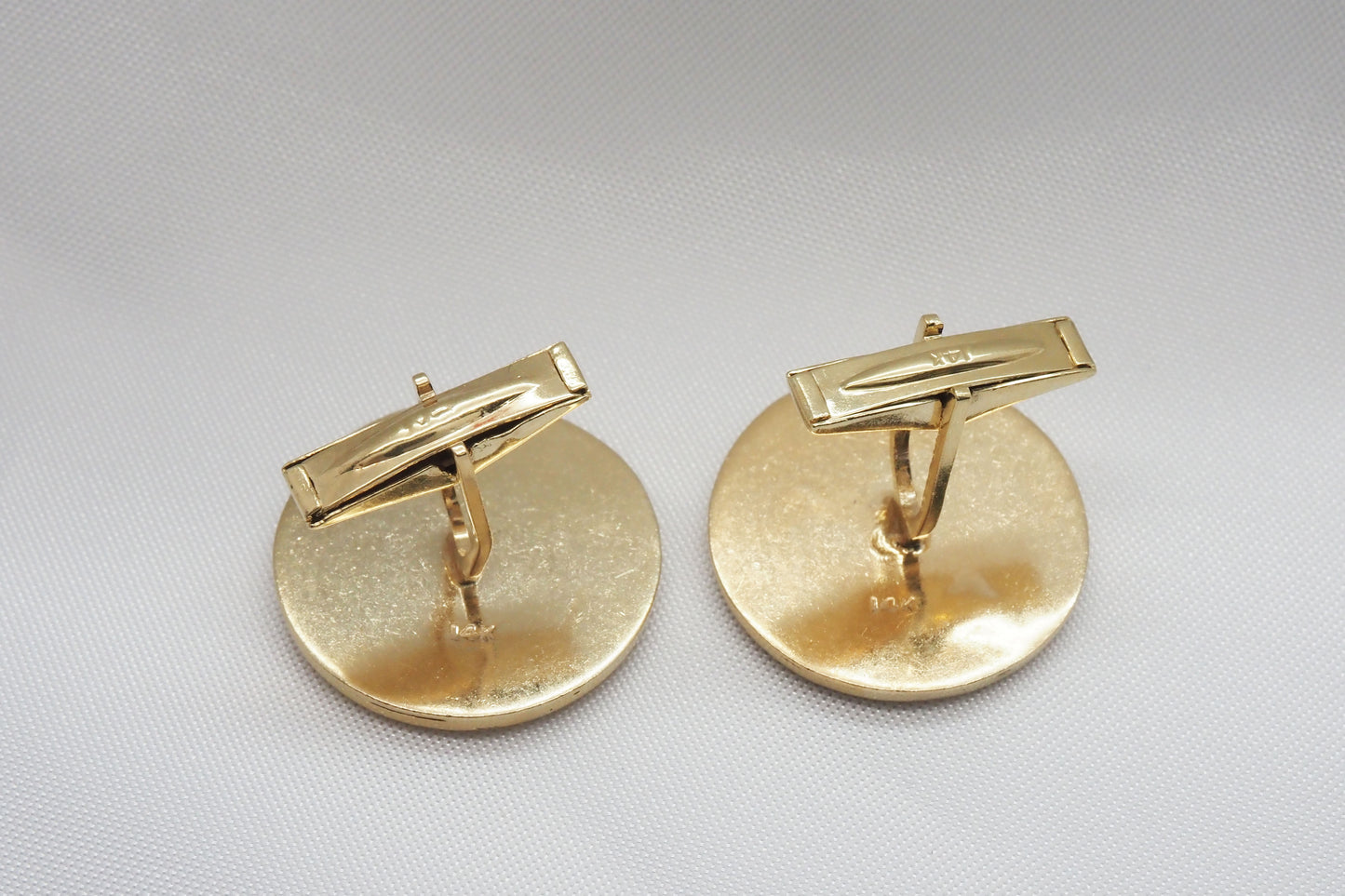 Vintage 14k Yellow Gold Sagittarius Cufflinks - 25.3g