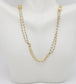 Vintage 18k Yellow Gold Beaded Pearl Choker Necklace, 15-16 inches - 12.6g