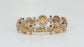 14k Yellow Gold Ladies Multi-Stone Bracelet, 7.75 to 8 inches - 25.2g