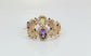 14k Yellow Gold Ladies Multi-Stone Bracelet, 7.75 to 8 inches - 25.2g