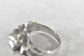 Sterling Silver Faces in Roots Ring, Size 10 - 10.3g