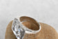 Sterling Silver Face Mask Ring, Size 9 - 11.9g