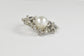 Vintage Platinum Saltwater Pearl & Diamonds Brooch, 23.9g