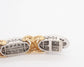 14k White & Yellow Gold 6 Carat Diamond Tennis Bracelet, 7.5 inches - 28.5g