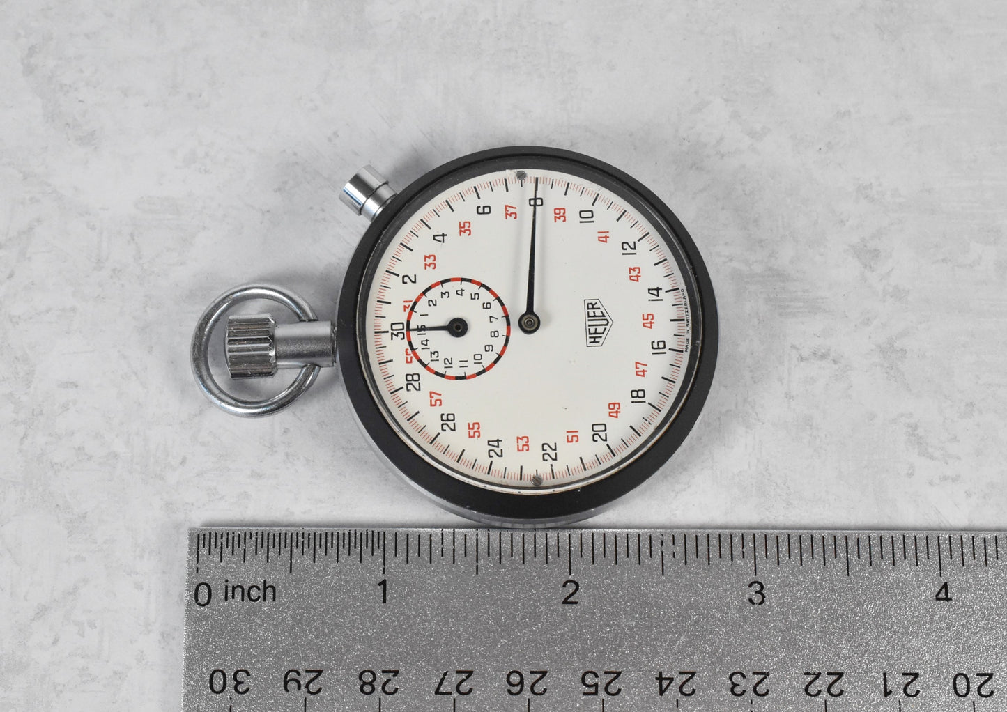Vintage Heuer 53mm Stopwatch Ref. 402.202