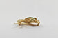 Vintage 14k Yellow Gold Whimsical Fish Brooch, 8.6g