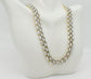 18k Chimento "Gemma" Reversible White/Gold Necklace, 17.5 inches - 40.8g