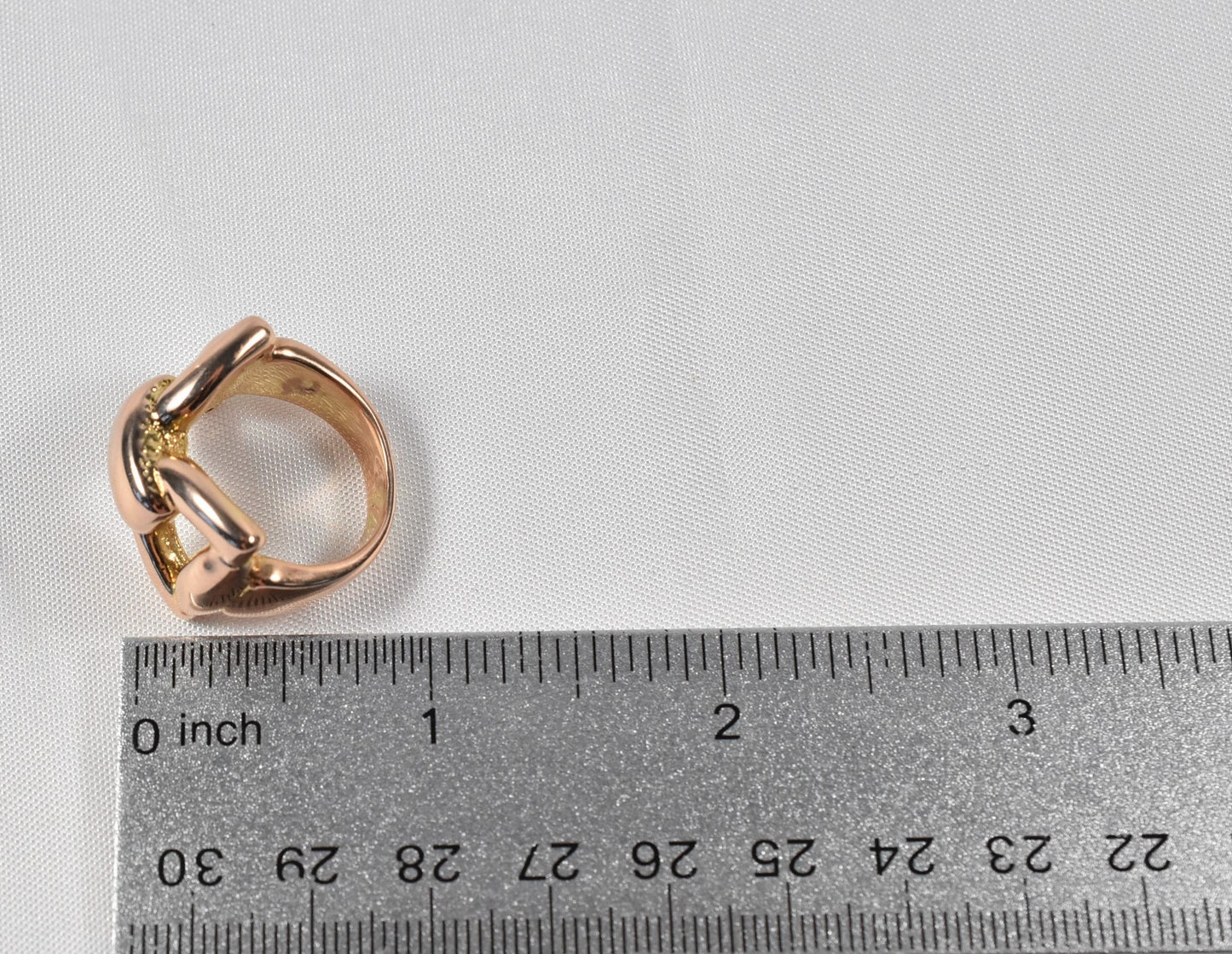 Burdick Co. 14k Rose Gold Bow Ring, Size 8 - 4.2g