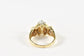 14k Yellow Gold Pear Shaped Diamond Engagement Ring w/ Baguettes 1.69TCW, Size 7.5 - 7.0g