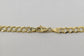 14k Yellow Gold Curb Cuban Chain & Jaguar Pendant Necklace, 22 inches - 34.3g